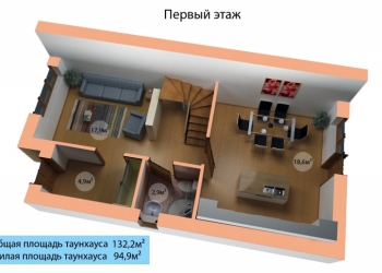 ТАУН-ХАУС С ВОЗМОЖНОСТЯМИ ЧАСТНОГО ДОМА И ПО ЦЕНЕ КВАРТИРЫ!!