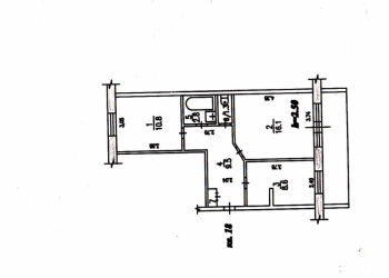 2-к квартира, 1/5 эт.