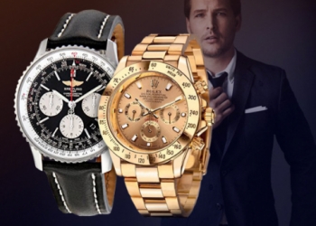 ЭЛИТНЫЙ НАБОР ИЗ 2-Х ЧАСОВ ROLEX DAYTONA BREITLING NAVITIMER