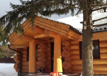 Уникальные дома из бревна ручной рубки