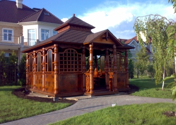 Беседки.Точённые столбы