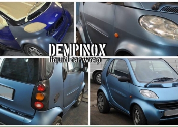 Революционная покраска авто покрытием DEMPINOX.