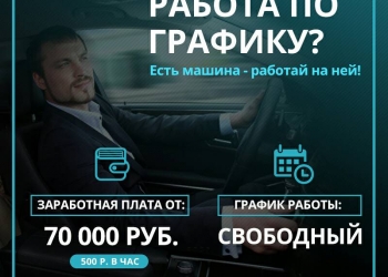 Работа водителем в компании UBER