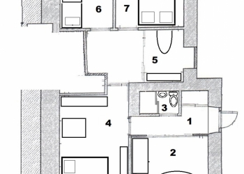 5-к квартира, 70 м2, 1/4 эт. Сдам посуточно