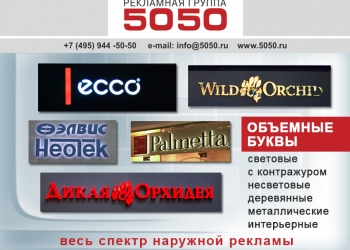 Наружная реклама.