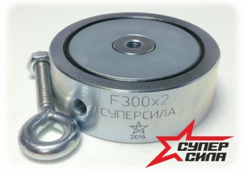 Поисковый магнит F300x2 Суперсила