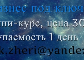Бизнес под ключ, мини-курс