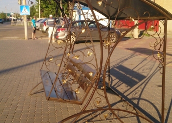 Кованые, садовые, детские качели