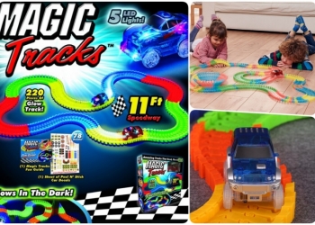 Magic Tracks светящийся 220 деталей