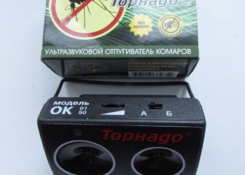 Средство Торнадо ОК.01 ультразвуковой электронный отпугиватель комаров и мошки
