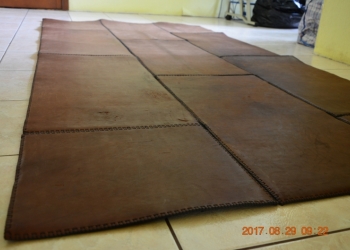 Продажа ковра из кожи - ручная работа