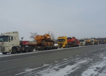 Перевозка негабаритного габаритного груза тралами