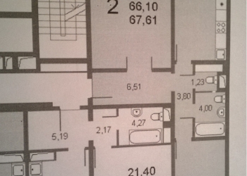 Продаю 2-к квартира, 68 м2, 14/19 эт. в Долгопрудном