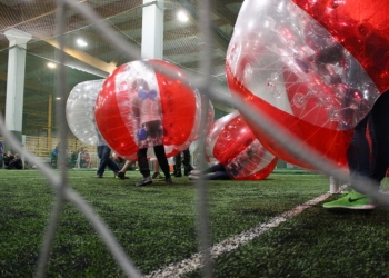 Бампербол "EmotionBalls" Футбол в шарах на День Рождения, Корпоратив