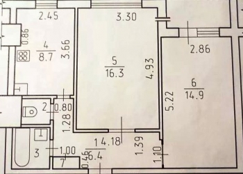 2-к квартира, 51 м2, 9/10 эт.