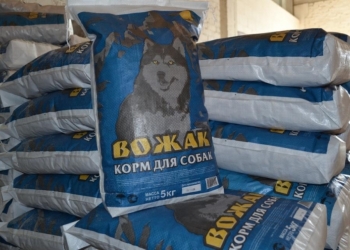 Сухой корм для взрослых собак эконом класса «Вожак»