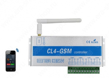 GSM РЕЛЕ НА 4 ЛИНИИ НАГРУЗКИ (00126)
