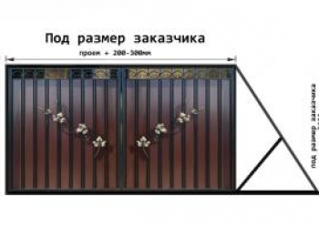 Автоматические секционные, откатные ворота