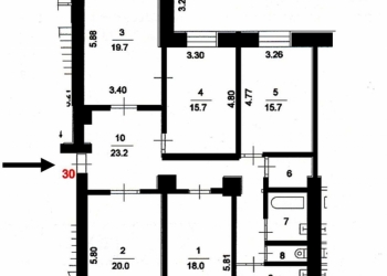 5-к квартира, 130 м2, 1/5 эт.