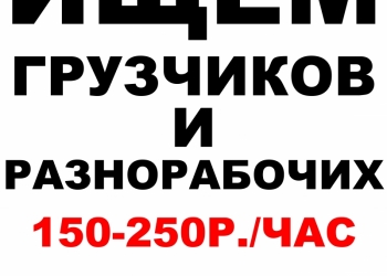 Ищем ГРУЗЧИКОВ, Свободный график