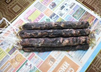 Казы - конская колбаса