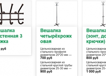 Вешалка гардеробная стойка металл