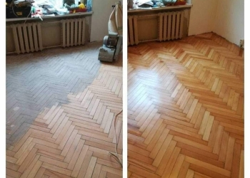 Циклевка,шлифовка и лактровка паркета и паркетной доски с последующим покрытием