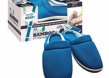 Тапочки cool bamboo anti-fatigue gel slippers
