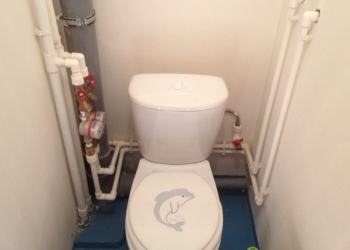 Установка унитаза