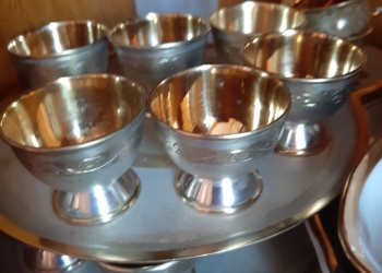 рюмки коньячные мельхиор