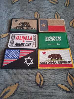 Нашивки шевроны патчи с липучками