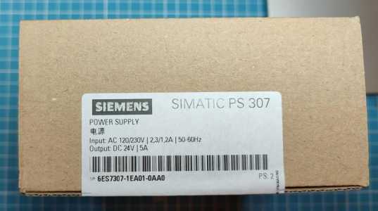 Блок питания Siemens 6ES7307-1EA01-0AA0 24В 5А
