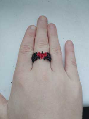 Колечко из бисера