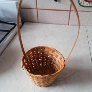 Кашпо плетеное