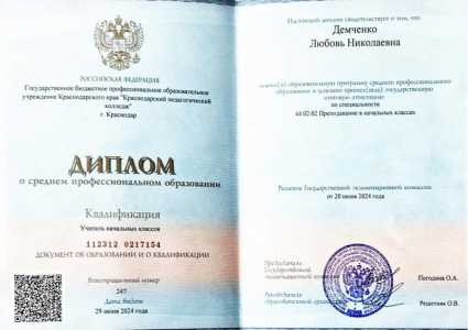 Репетитор начальных классов