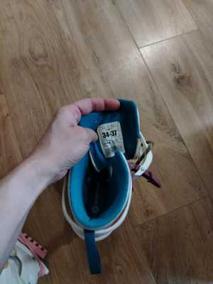 Коньки детские раздвижные размер 34-37