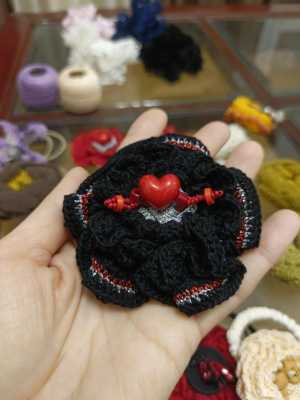 Резинка для волос "Цветок" Billioncrochet ручная работа