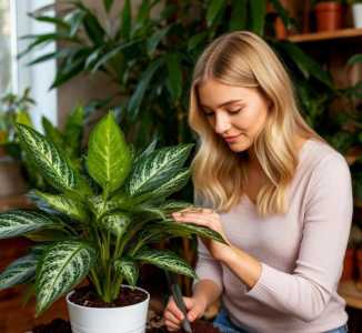 Пересадка комнатных растений