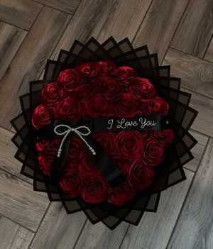 Букет из атласных лент