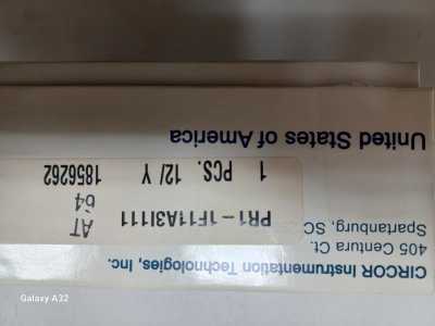 ��������� �������� PR1-1F11A3I111 ��������