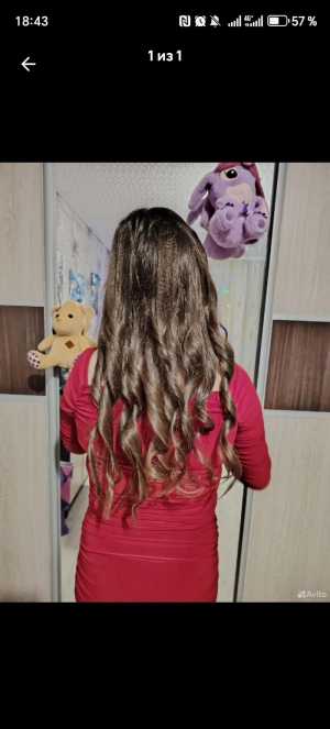 Модель на локоны, кудри