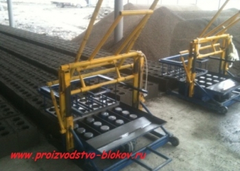 Шлакоблочный станок