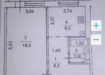 1-к квартира, 33 м2, 2/9 эт.
