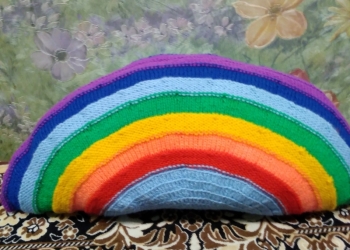 Детская подушка " Радуга"