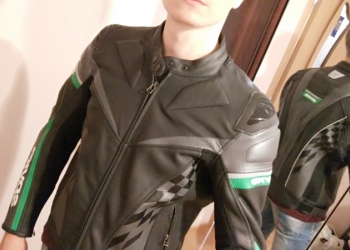 Коженная мото куртка spyke р54