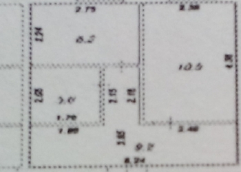 1-к квартира, 30 м2, 1/4 эт.