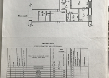 2-к квартира, 47 м2, 1/2 эт.