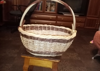 Корзина из ивовой лозы