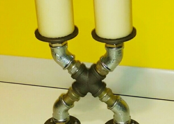 Подсвечник в стиле лофт