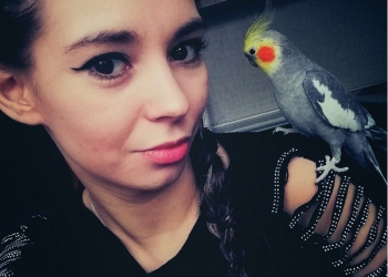 Попугай Карелла + большая клетка